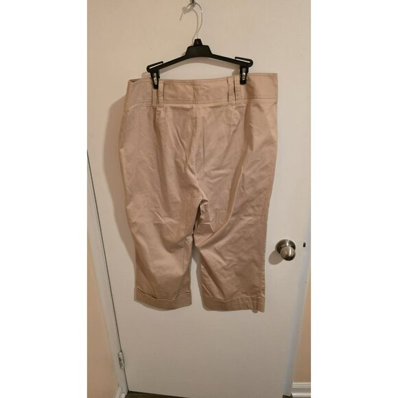 Hannah Jones Crop Pants Chino Size 18 NWTD Try On Mark Preppy Y2K Capri Coastal - Picture 2 of 11
